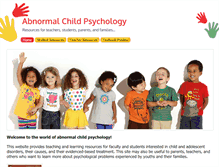 Tablet Screenshot of abnormalchildpsychology.org